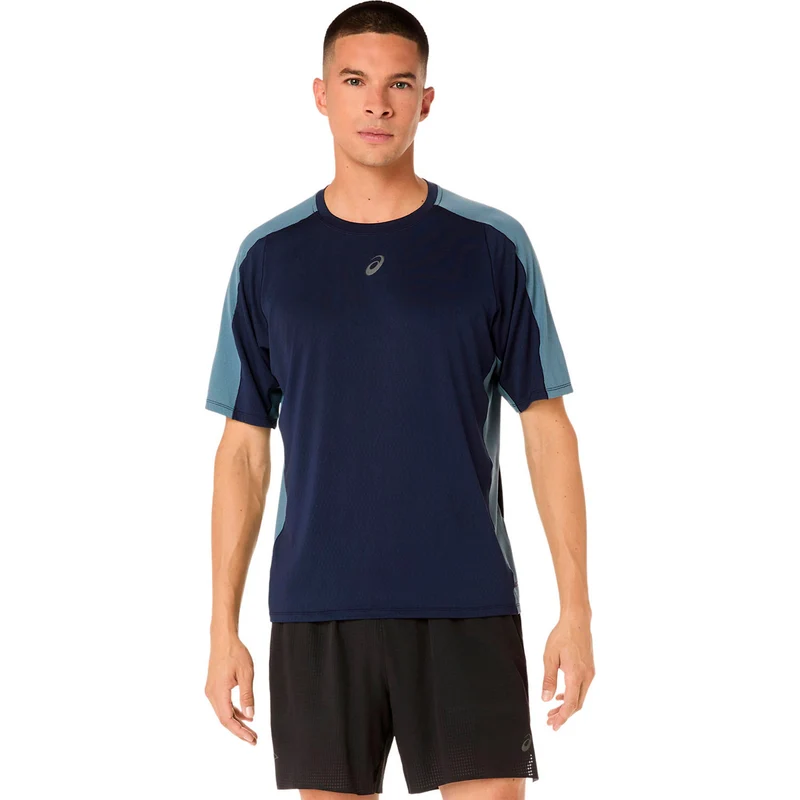 Fujitrail Elite Laufshirt Herren-dunkelblau, grau