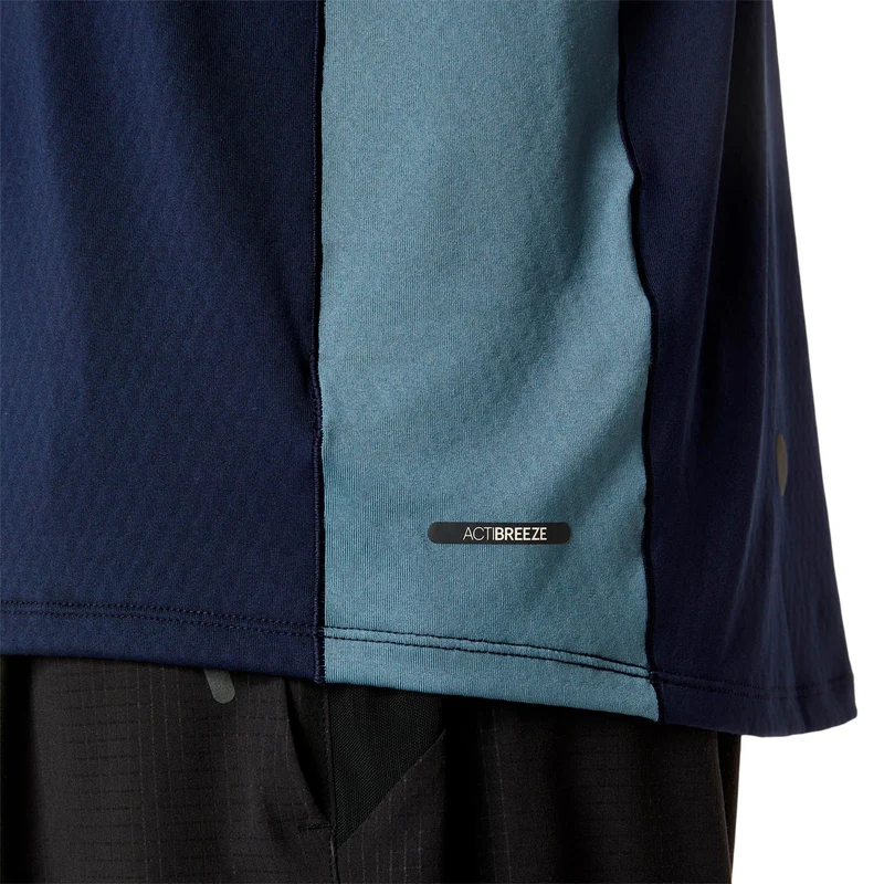 Fujitrail Elite Laufshirt Herren-dunkelblau, grau