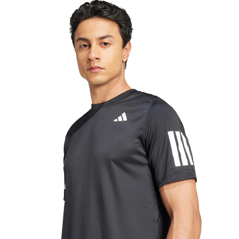 Club 3Stripes T-Shirt Herren-schwarz