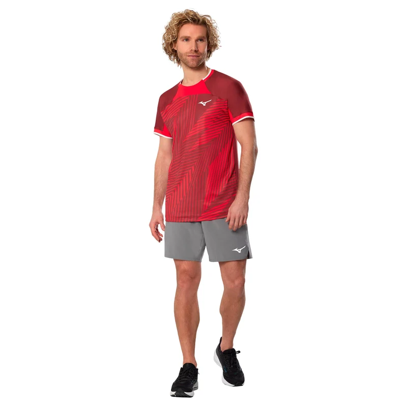 T-Shirt Herren-dunkelrot, rot