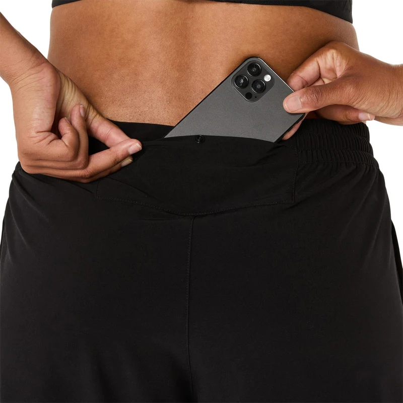 Core Woven Laufhose Damen-Schwarz