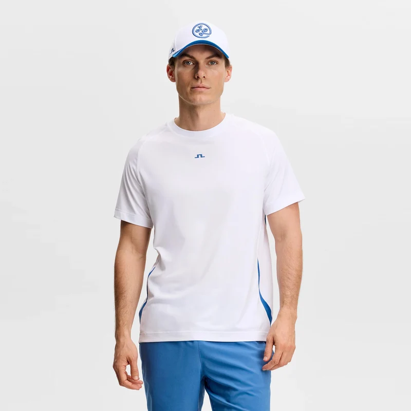 Court T-Shirt Herren-weiß