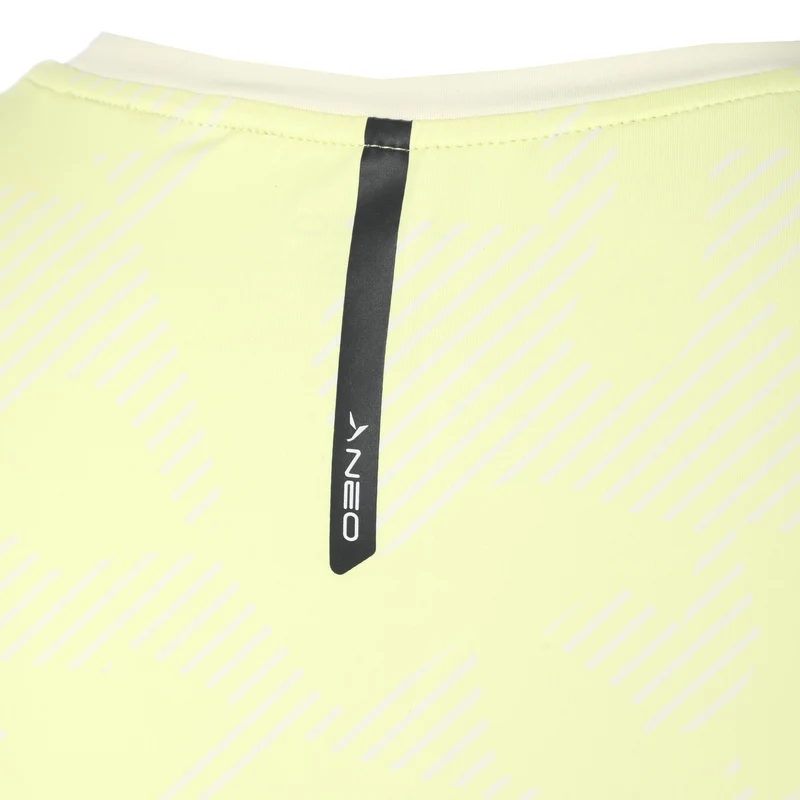 Feel the Vybe AOP Laufshirt Damen-limette