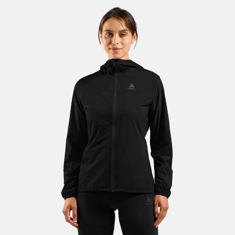 X-Alp Waterproof Laufjacke Damen - schwarz