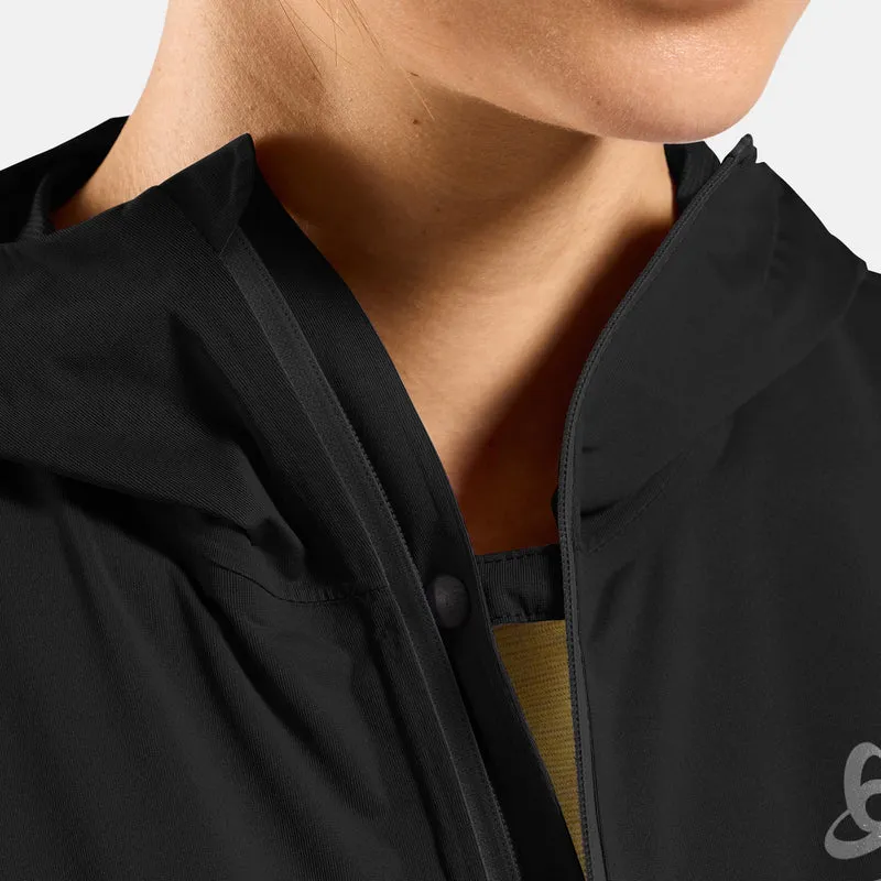 X-Alp Waterproof Laufjacke Damen - schwarz