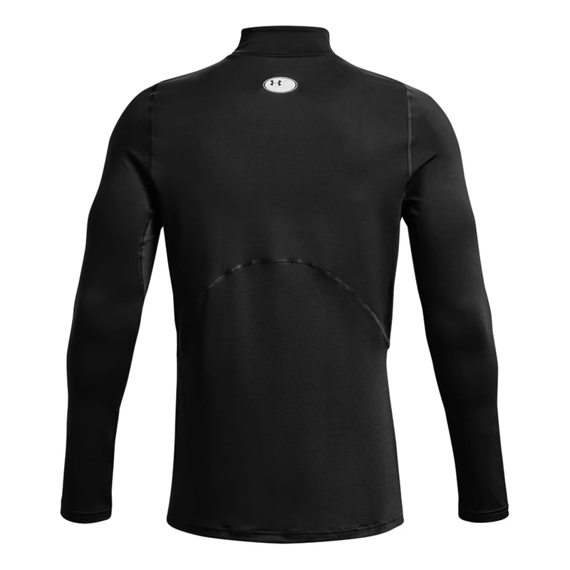 Coldgear Fitted Crew Longsleeve Herren - schwarz,