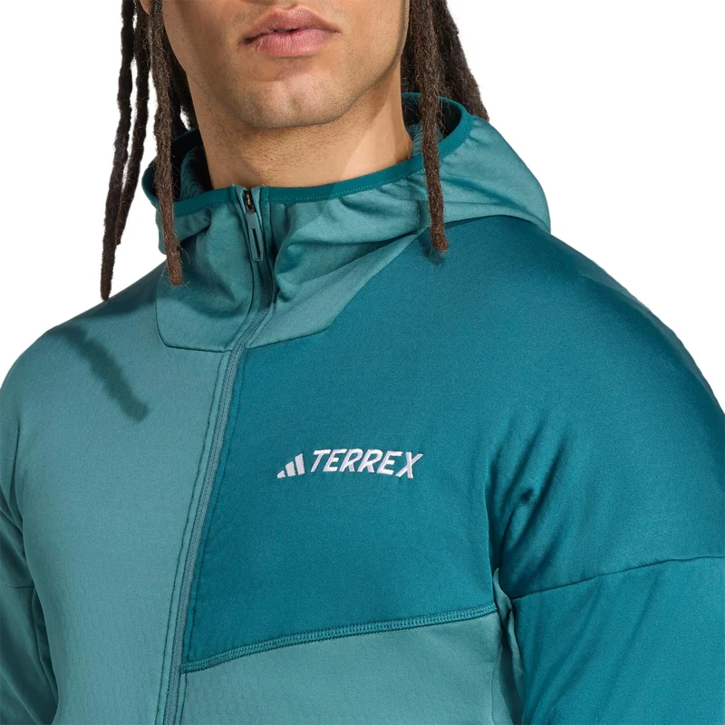 Terrex XPR Light Fleece Laufjacke Herren - türkis, grün
