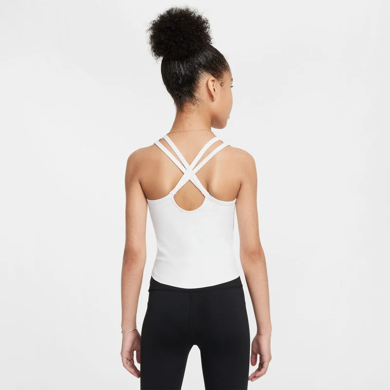 Dri-FIT One Tank-Top Mädchen - weiß, schwarz