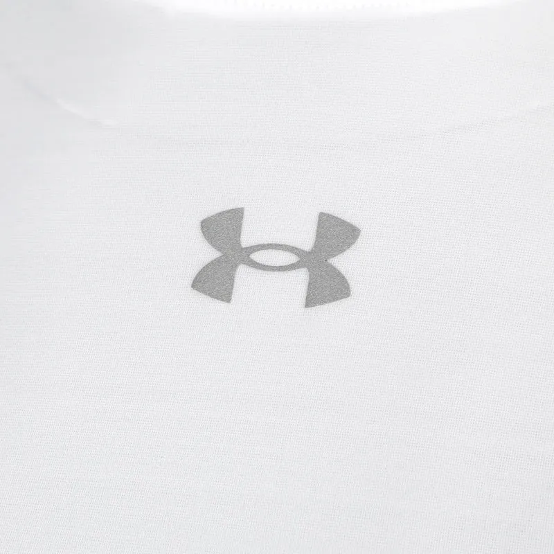 HeatGear Elite Crop T-Shirt Damen-weiß