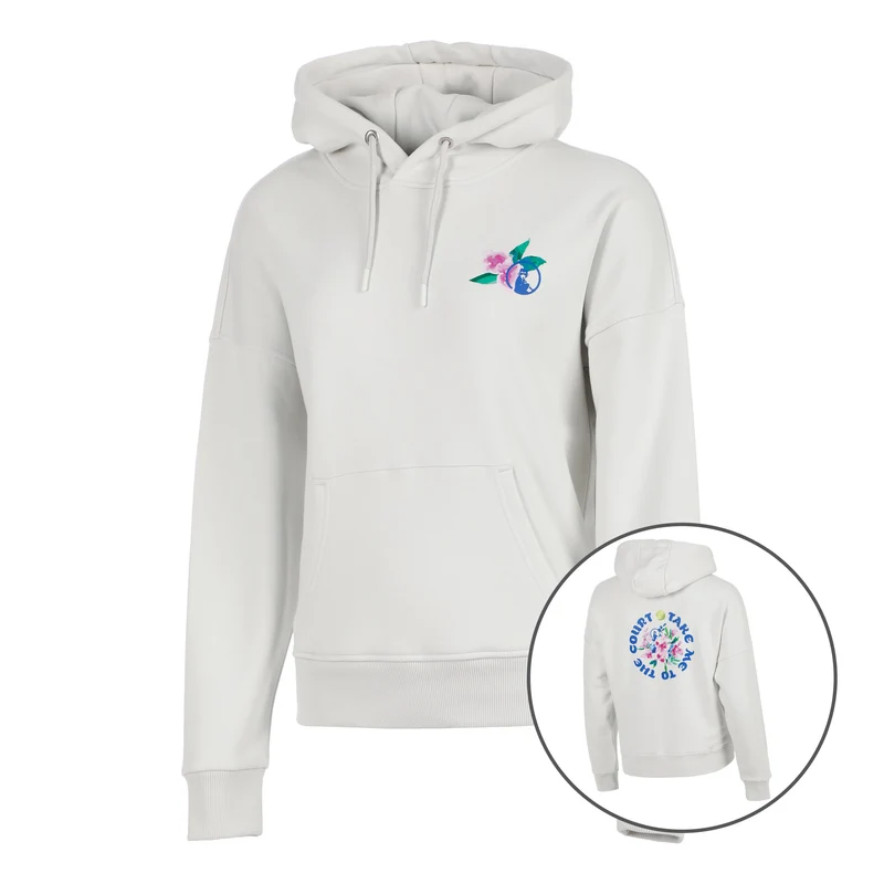 Crush TMTTC Hoody Damen-hellgrau, blau