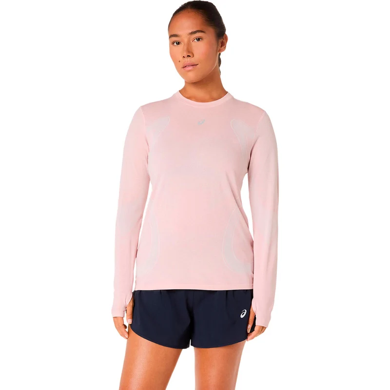 Road Seamless Laufshirt Damen - rosa, rot