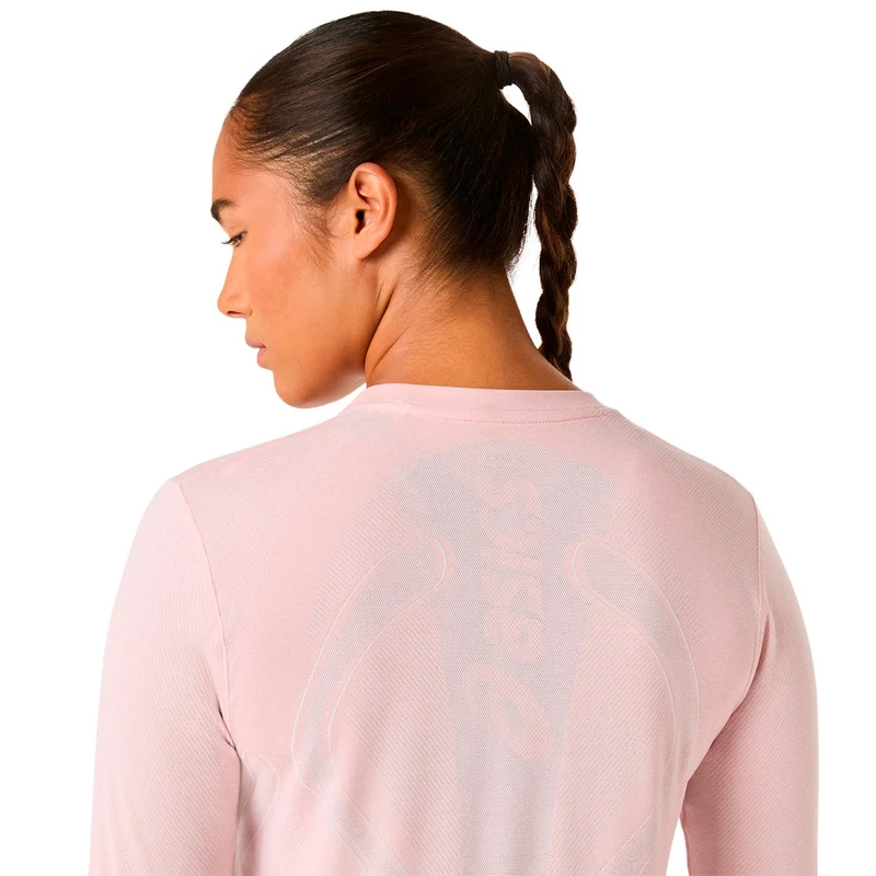 Road Seamless Laufshirt Damen - rosa, rot