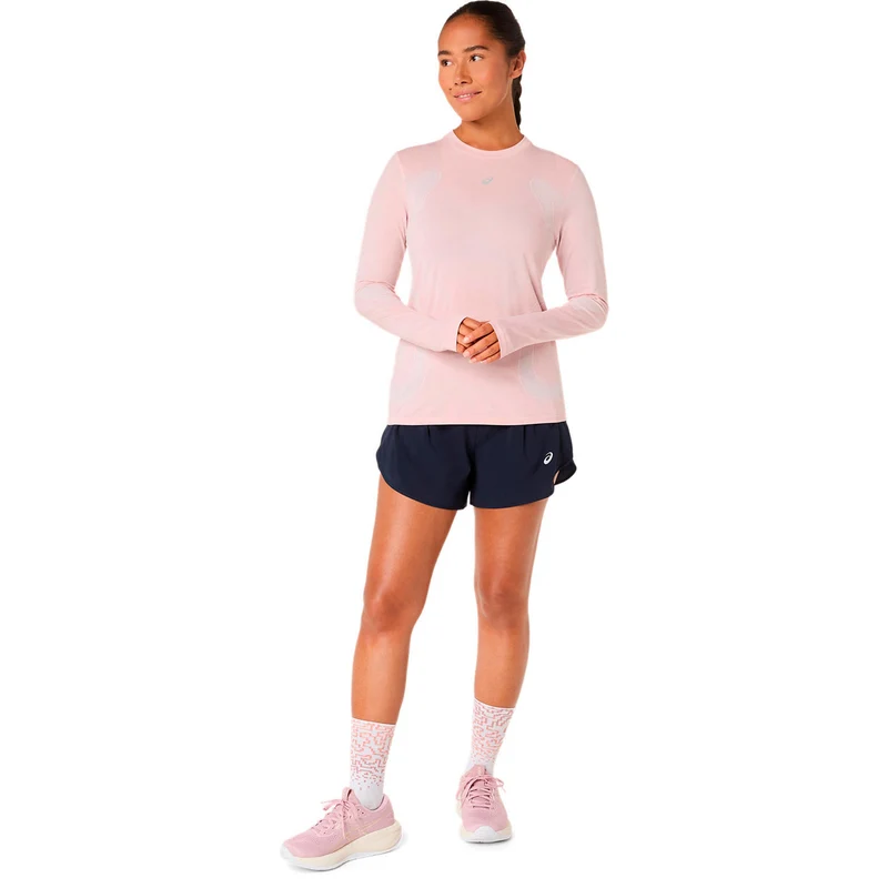Road Seamless Laufshirt Damen - rosa, rot
