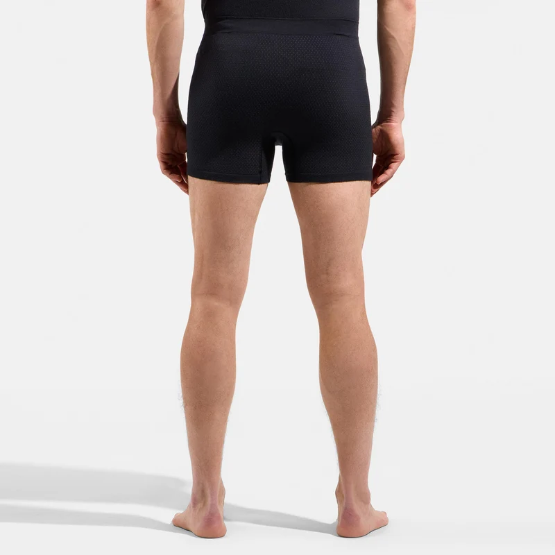 Merino PW 140 Seamless Boxer Short Herren-schwarz