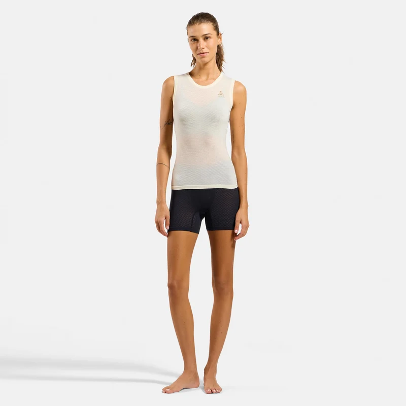 Merino PW 140 Seamless Unterhemd Damen-beige