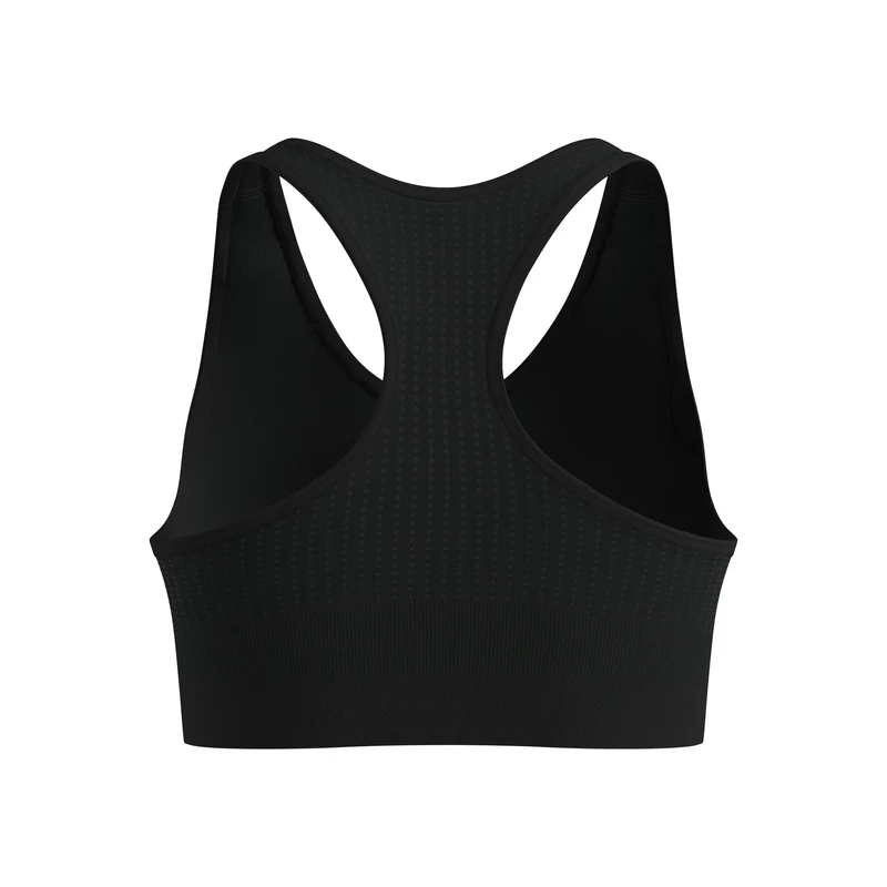 Seamless High Sport Sport-BH Damen - schwarz