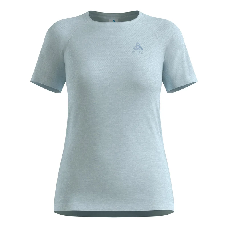 Essential Seamless Laufshirt Damen - hellblau
