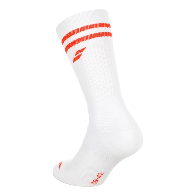 Tennissocken - 1er Pack Unisex-weiß, rot
