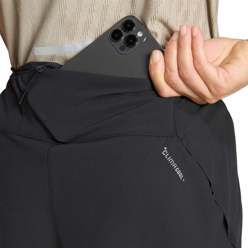 adi365 3in Laufshorts Damen-schwarz