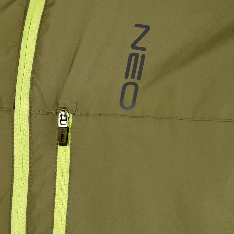 Feel the Vybe Fly Laufjacke Herren-oliv, limette
