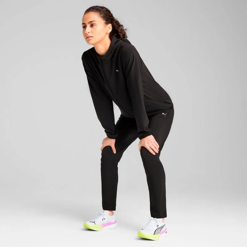 Velocity Woven Laufjacke Damen-schwarz