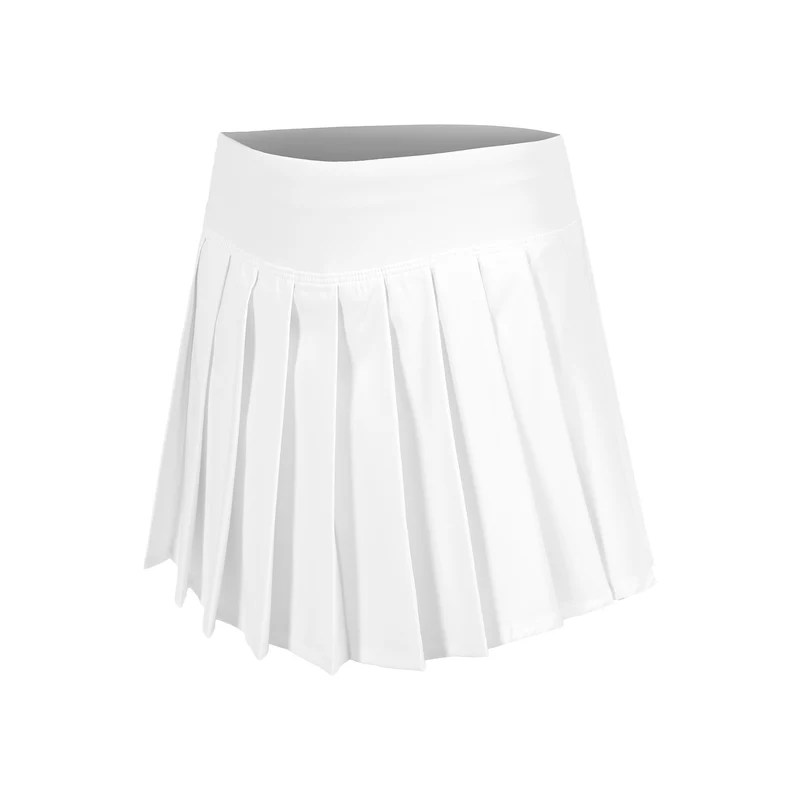 Create Love Pleated Rock Damen-Weiß,Petrol