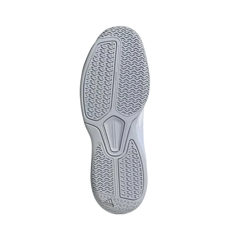 Adidas Courtflash Speed Padel Shoes (Cloud White/Dark Blue/Halo Blue)