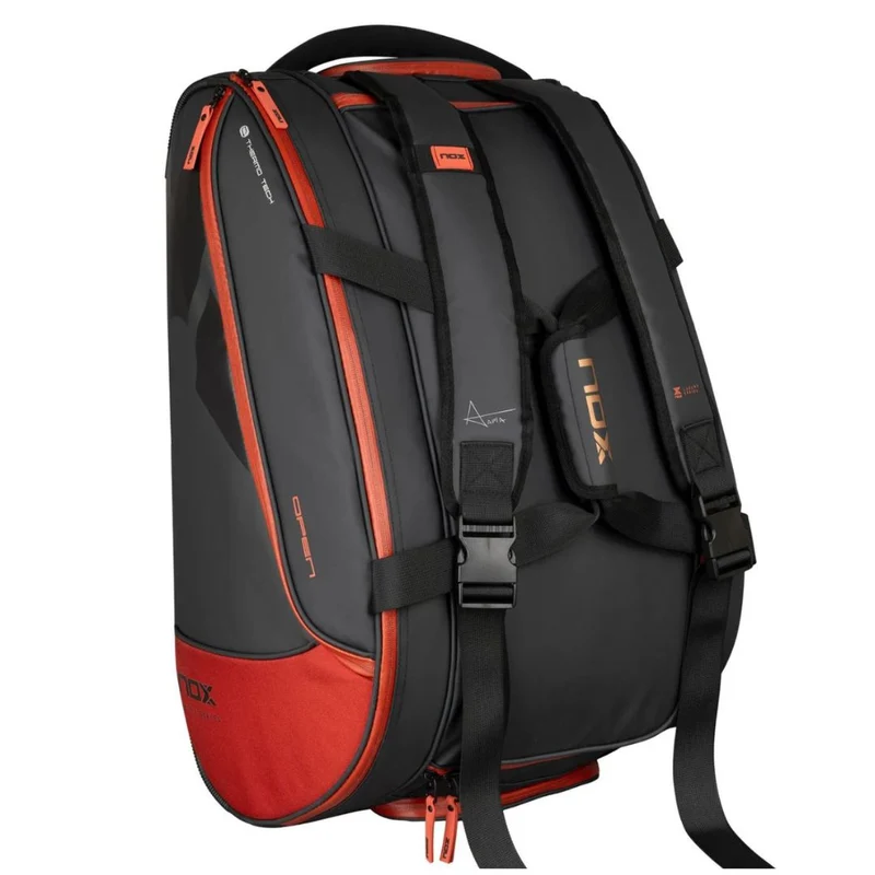 Nox Luxury Open Series Padel Bag (Black/Red)
