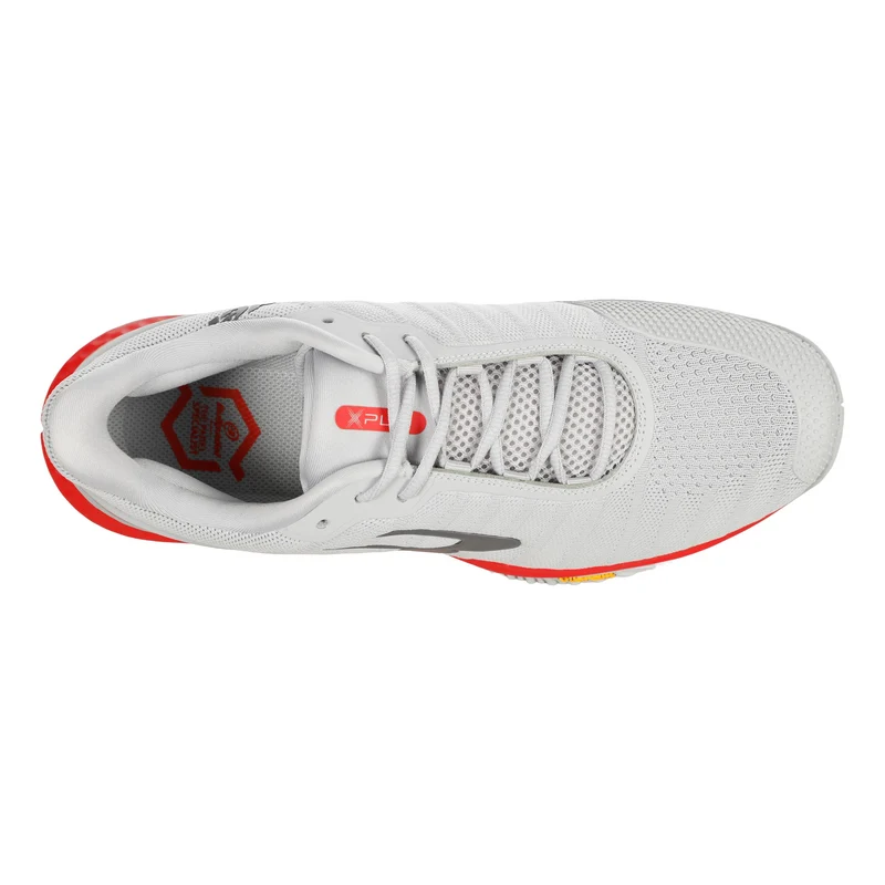 X-Plo Padelschuh Herren - grau, rot