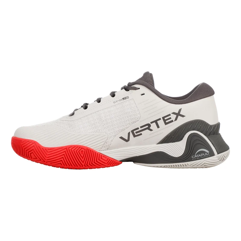 Vertex Padelschuh Herren - grau, rot