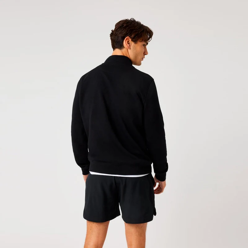 Centre Half Zip Sweatshirt Herren - schwarz