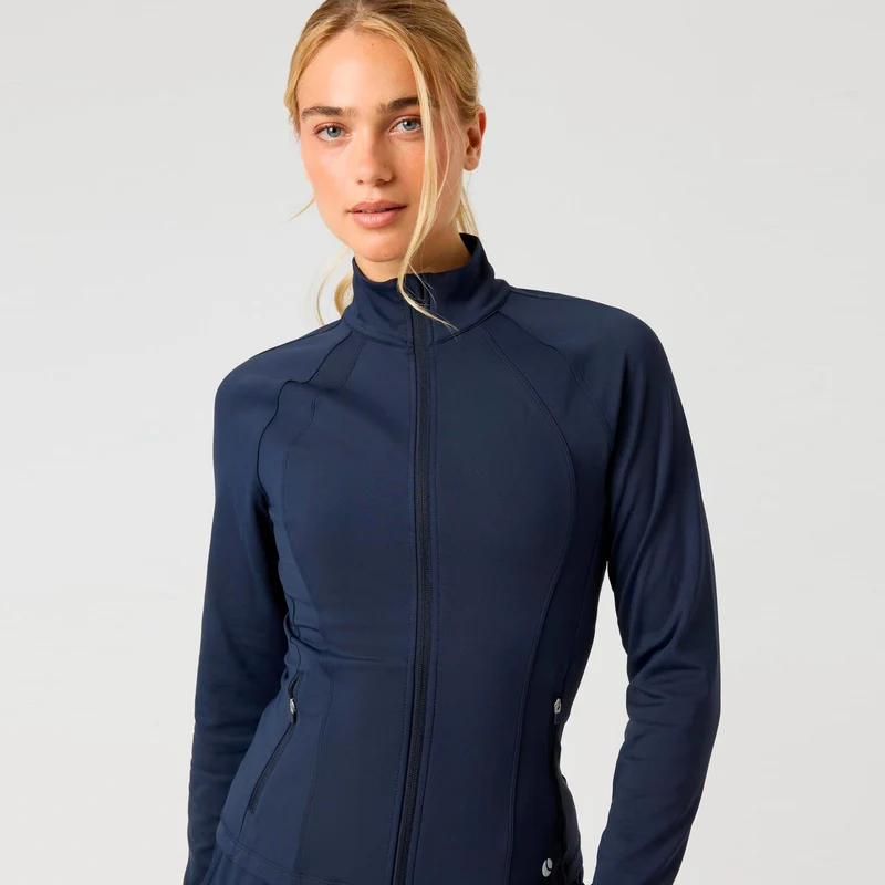 Ace Track Trainingsjacke Damen - dunkelblau