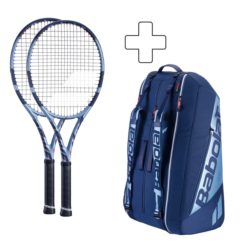 2x Pure Drive 98 plus Schlägertasche