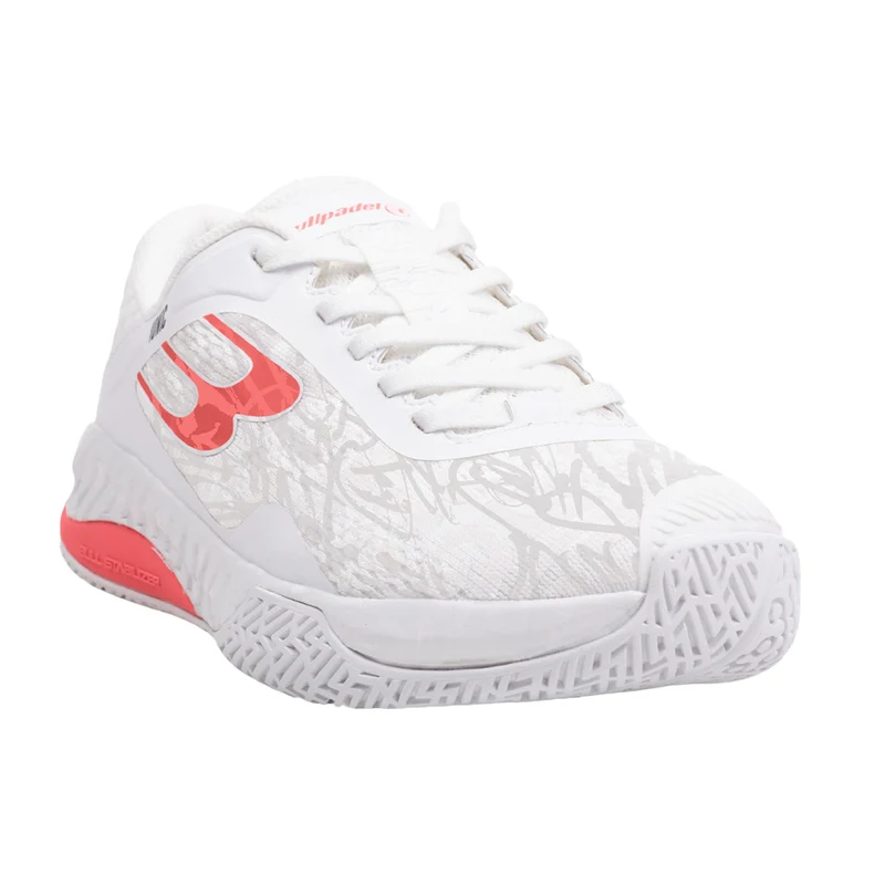 BULLPADEL IONIC W 25V Blanco/Rosa Mujer (Zapatillas)