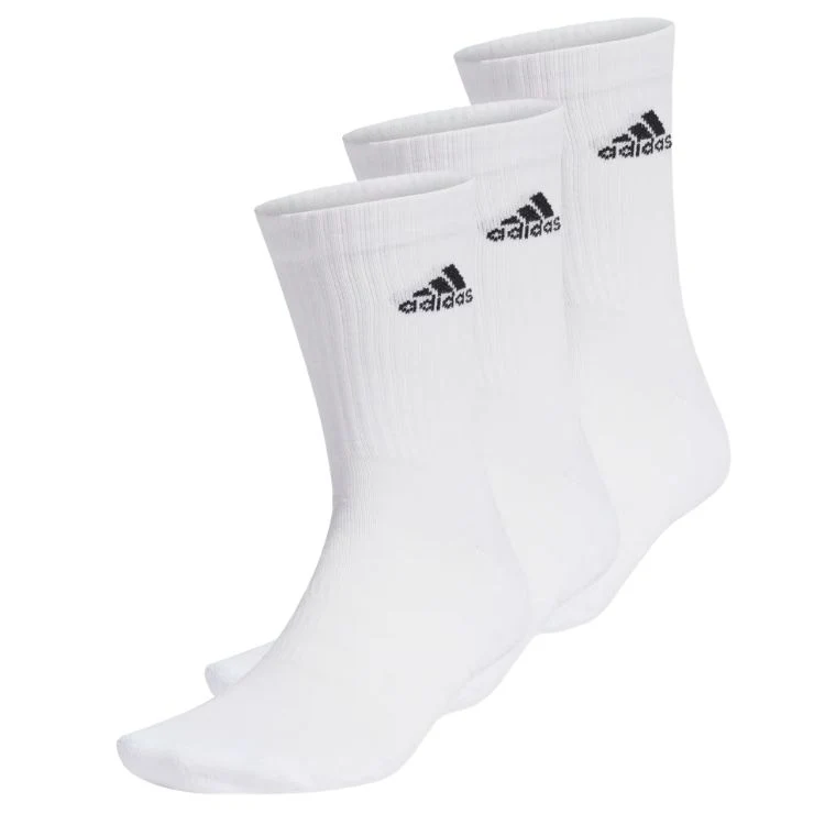 Adidas Crew Sportsokken Wit 3 Paar