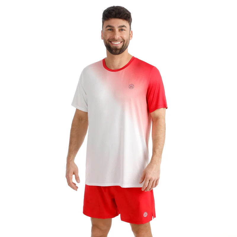 Crew 2.0 T-Shirt Herren-rot, weiß