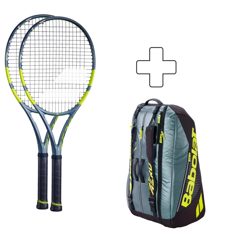 2x Pure Aero 98 plus Schlägertasche