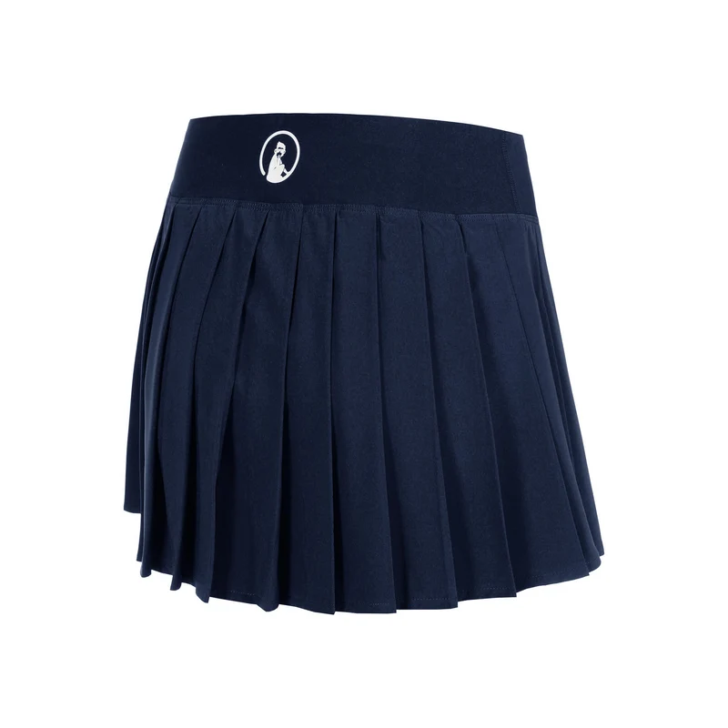 Love Pleated Rock Damen-dunkelblau