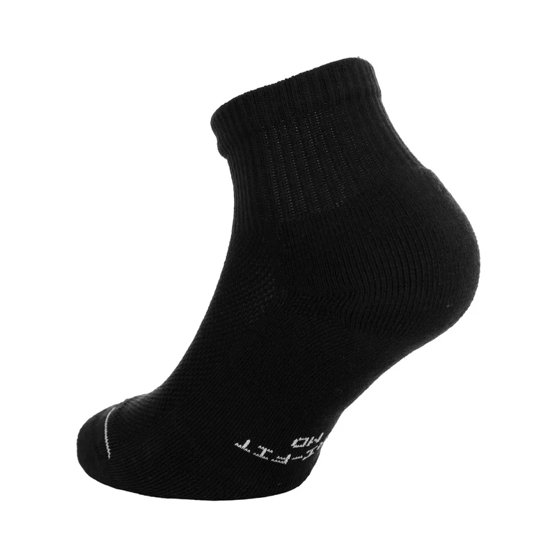 Ankle Tennissocken 3er Pack Unisex - schwarz