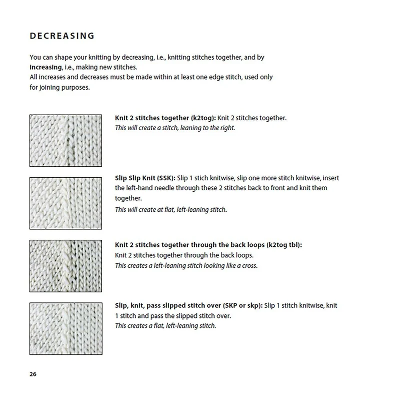 Knitting Tips