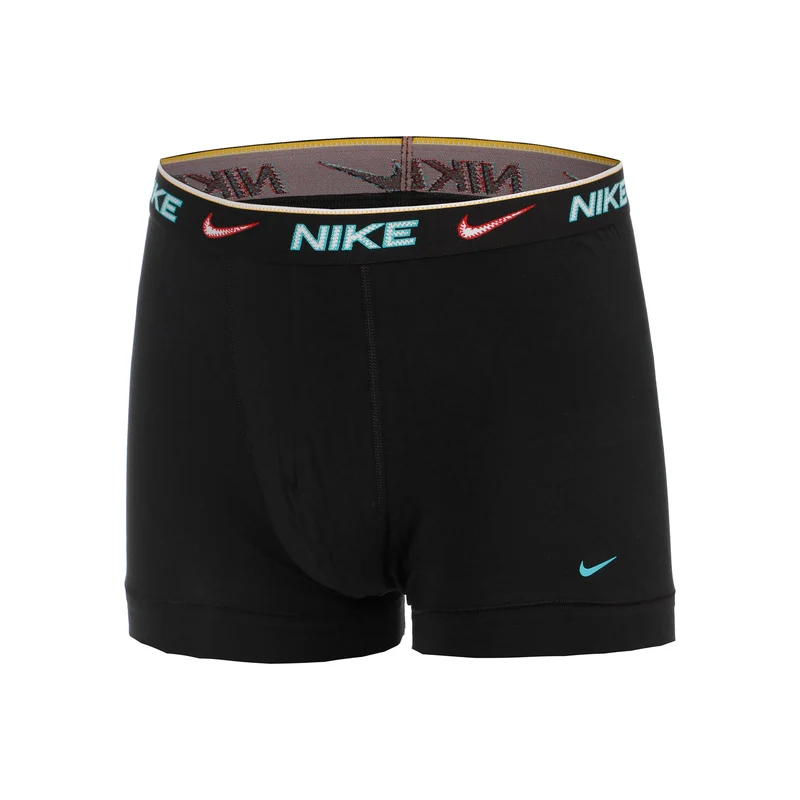Essential Cotton Stretch Trunk Boxer Short 3er Pack Herren - grau