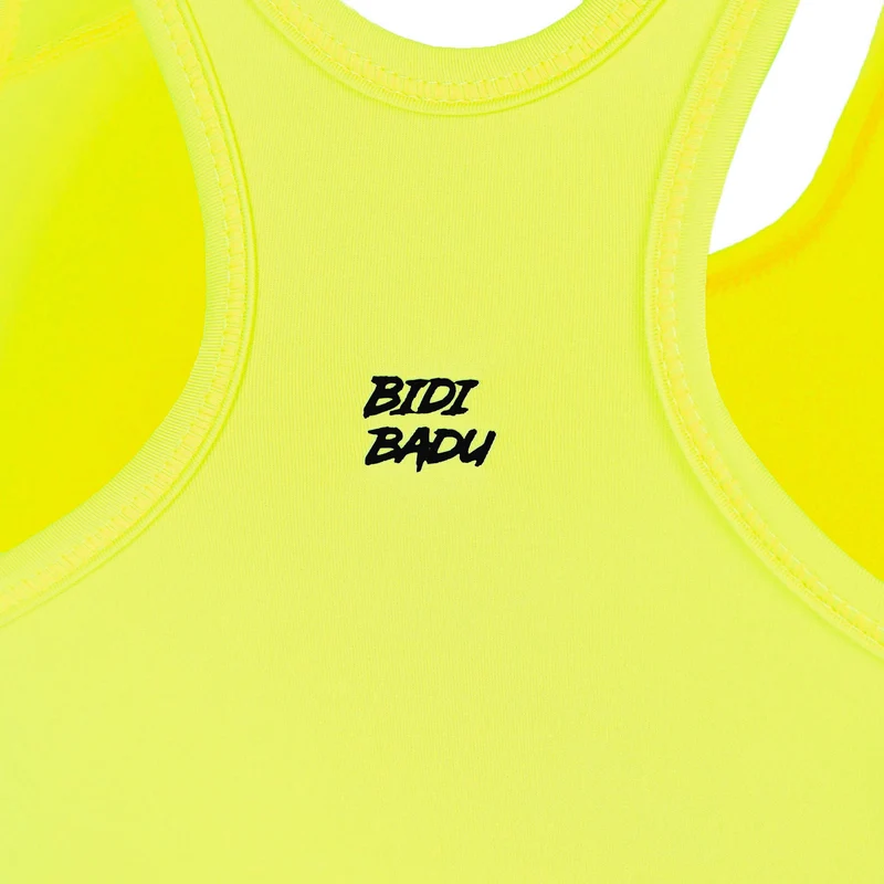 Night Flash Sport-BH Damen - gelb, schwarz
