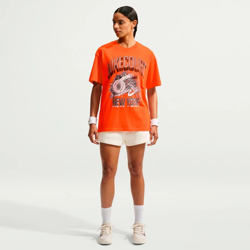 Court Slam T-Shirt Damen - orange