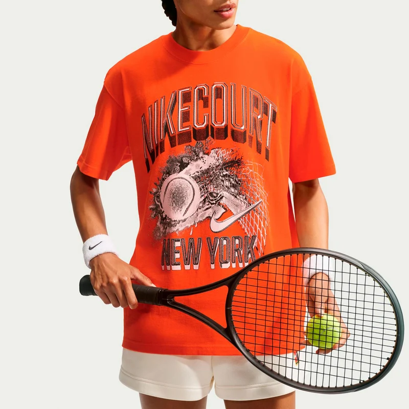 Court Slam T-Shirt Damen - orange