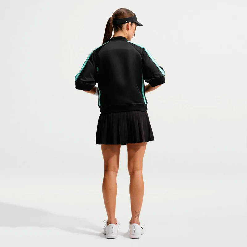 Court Slam Trainingsjacke Damen - schwarz, mint