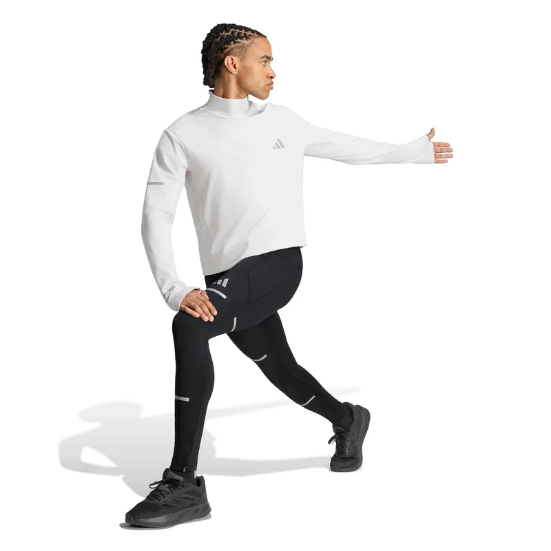 adi365 Warm Laufshirt Herren - grau