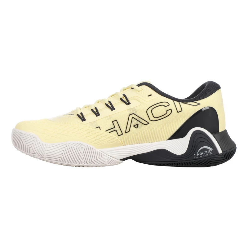 Hack Padelschuh Herren - gelb, schwarz
