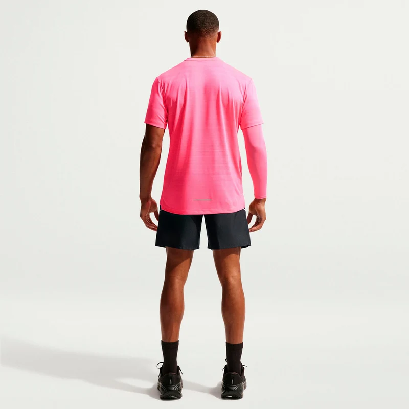 Miler 5in Laufshorts Herren - schwarz, silber
