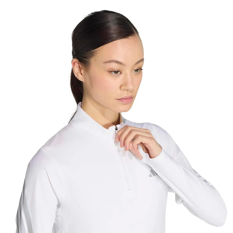 adi365 Laufshirt Damen - weiß, silber