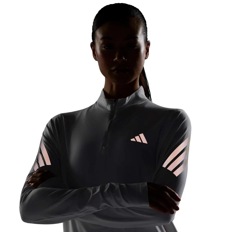 adi365 Laufshirt Damen - weiß, silber